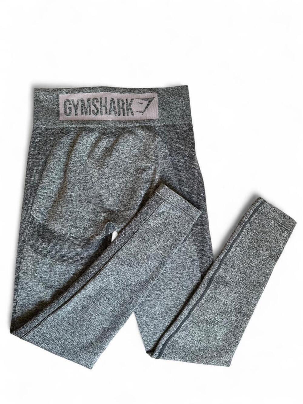 Gymshark Flex High Waisted Leggings Women’s S Charcoal Grey Marl Seamless